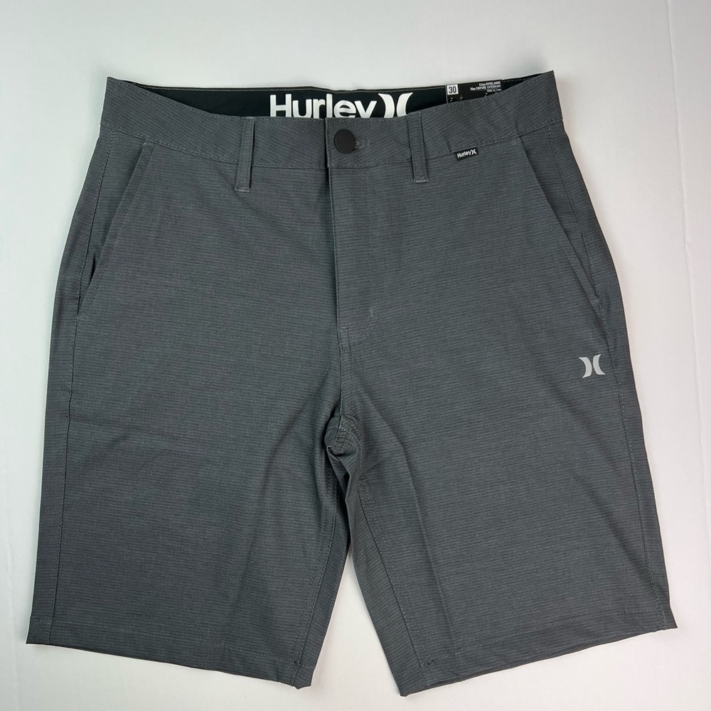 Hurley Men's Chino Hybrid Walkshorts Gray 9.5" Inseam Men's Size 30